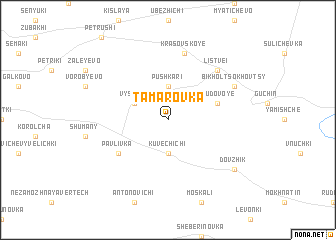 map of Tamarovka