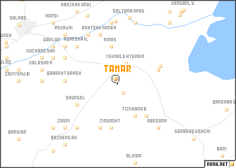 map of Tamar