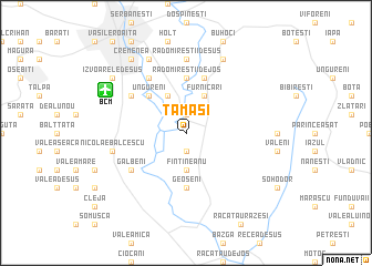 map of Tamaşi