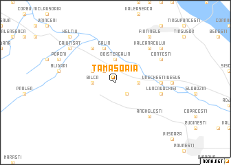 map of Tămăşoaia