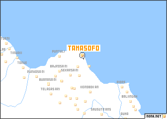 map of Tamasofo