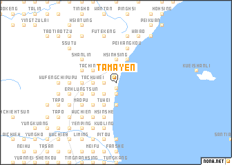 map of Ta-ma-yen