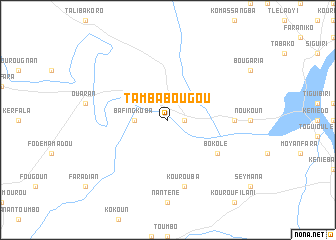 map of Tamba Bougou