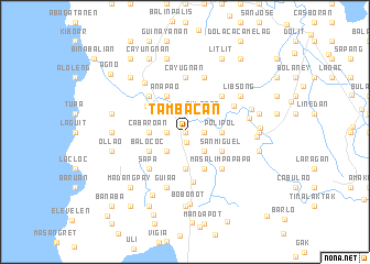 map of Tambacan