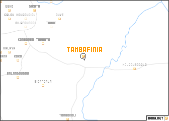 map of Tambafinia