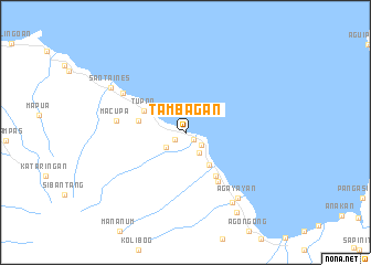 map of Tambagan