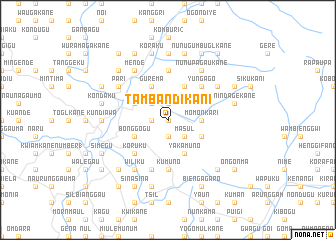 map of Tambandikani