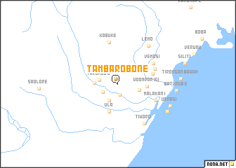 map of Tambarobone