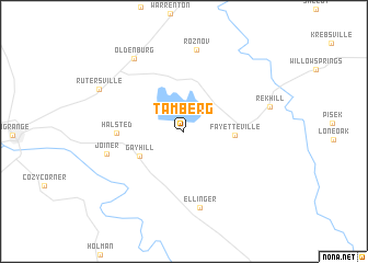 map of Tamberg