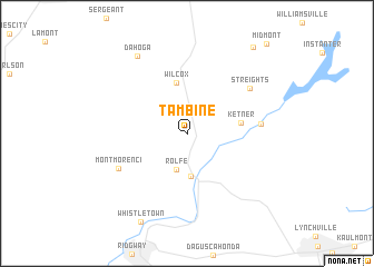 map of Tambine