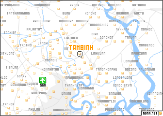map of Tam Bình