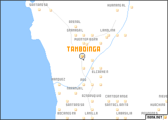 map of Tambo Inga