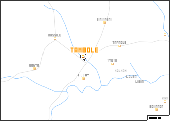 map of Tambolé