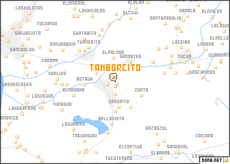 map of Tamborcito