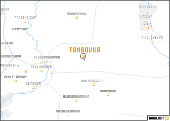 map of Tambovka