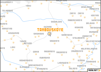 map of Tambovskoye