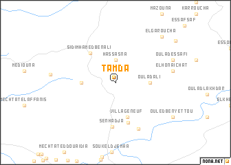 map of Tamda