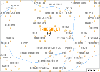 map of Tamegoult