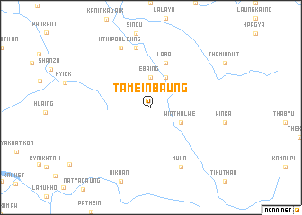 map of Tameinbaung