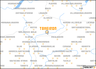 map of Tameirón