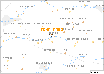 map of Tamelenka