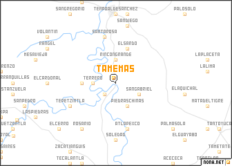 map of Tamemas
