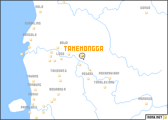 map of Tamemongga