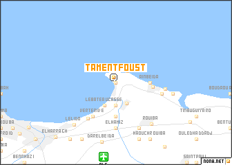 map of Tamentfoust