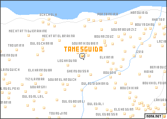 map of Tamesguida