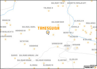 map of Tamesguida