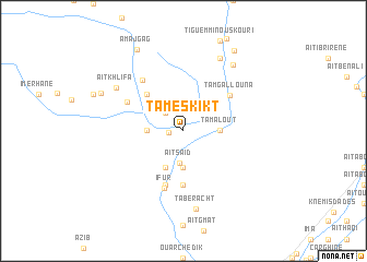 map of Tameskikt