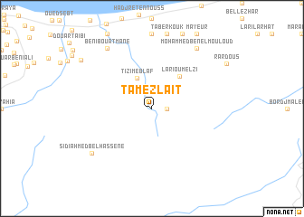 map of Tamezlaït