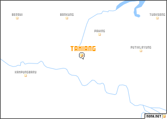 map of Tamiang