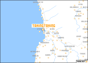 map of Tamingtaming