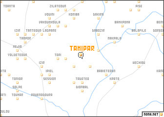 map of Tamipar