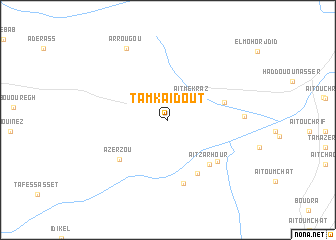 map of Tamkaïdout