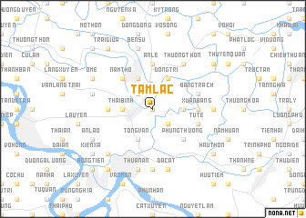 map of Tam Lạc