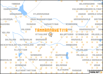 map of Tammannawetiya