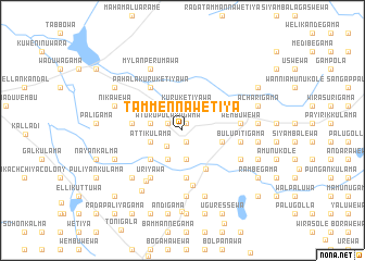 map of Tammennawetiya