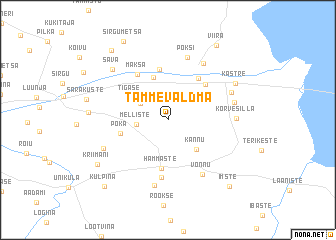 map of Tammevaldma