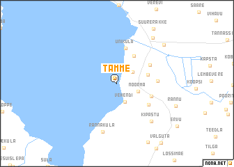 map of Tamme
