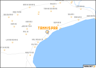 map of Tammispää