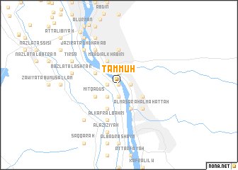 map of Ţammūh