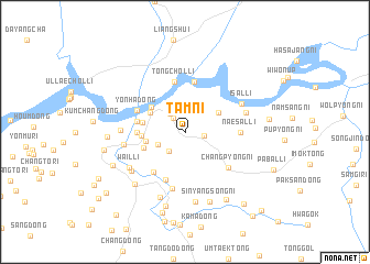 map of T\