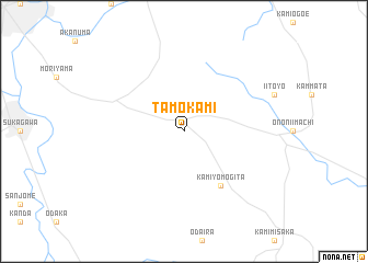 map of Tamokami