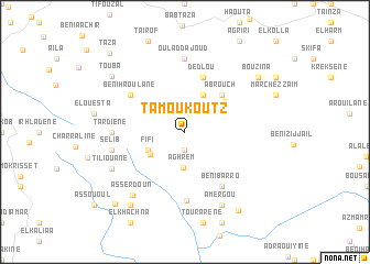 map of Tamoukoutz