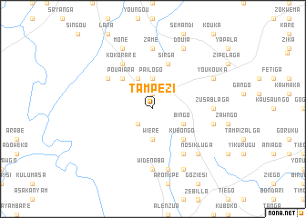 map of Tampézi