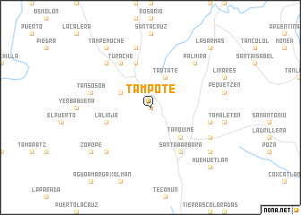 map of Tampote