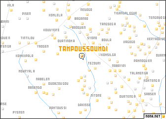 map of Tampoussoumdi