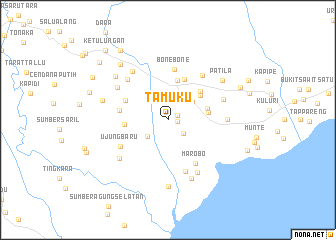 map of Tamuku